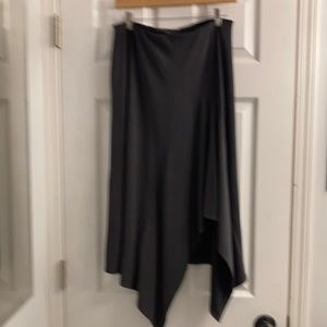 NWT WHBM Sandwash Asymmetrical Pull On Skirt-SZ MED